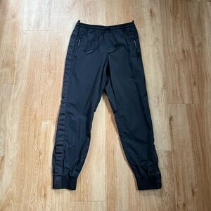 Athleta Allyson Felix X Legend Track Pants Nylon Windbreaker Black Size Small